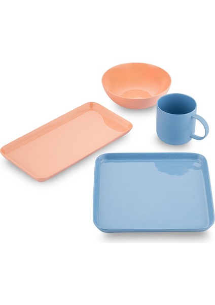 Diego 4 Parça 1 Kişilik Kahvaltı Takımı fırsatları