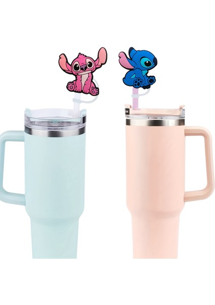 Termos Pipet Koruyucu 2 Adet Stitch Pipet Koruyucu Silikon Pipet Kılıfı Pipet Tıpası fırsatları