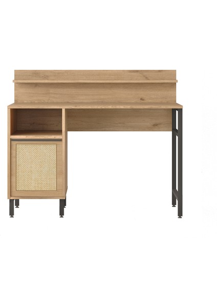 Genç Çalışma Masası & Kitaplık 2'li Set Sepet- Jüt Baskı Desen indirimleri