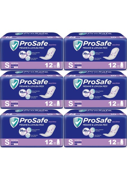 Mesane & Lohusa Pedi S - Küçük - Small Normal 72 Adet (6pk*12)