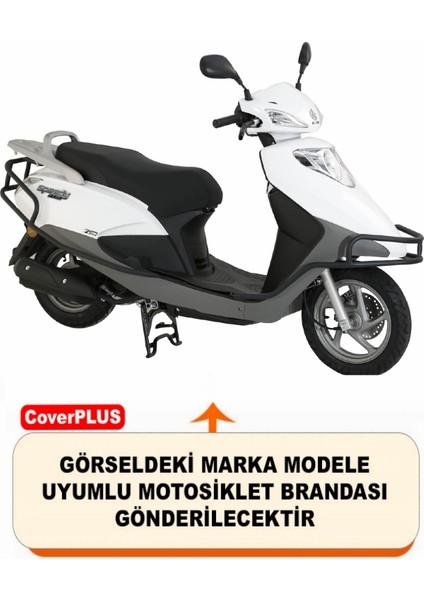 Reflektörlü Gri Dikişli Abush Speedy 110I Pro Branda Motosiket Brandası Motor Örtüsü Çadır Su Geçirmez Motosiklet Kılıfı Motor Brandası fiyatları