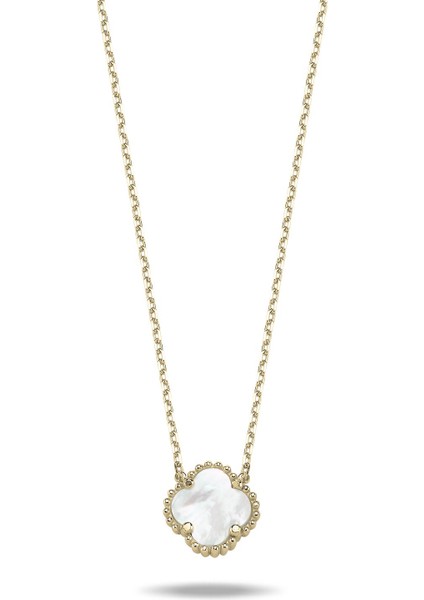 Sedef Taşlı Yonca Kolye fiyatları