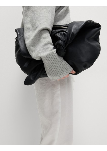 Lyocell Zengin Düz Straight Leg Pantolon