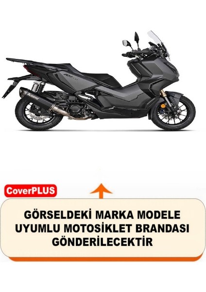 Reflektörlü Gri Dikişli Honda ADV350 Pro Arka Çanta Uyumlu Branda Motosiket Brandası Motor Örtüsü Çadır Su Geçirmez Motosiklet Kılıfı Motor Brandası fiyatları