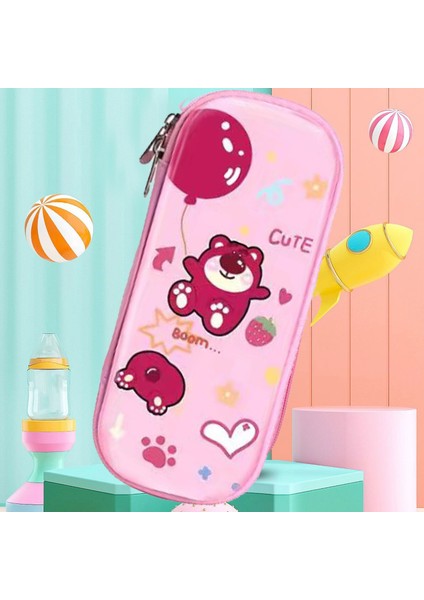 Üç Boyutlu Kalem Çantası Kırtasiye Kutusu Kulomi Melody Büyük Kapasiteli Kalem Kutusu (Yurt Dışından)