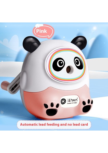 Kuromi Kalemtıraş El Krank Otomatik Beslemeli Kalemtıraş Kalem Tıraş Dalı Kalem Silindiri (Yurt Dışından)