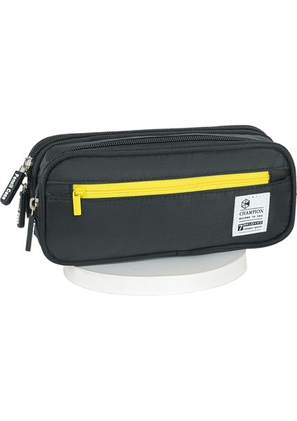 Büyük Kapasiteli Çift Fermuarlı Kalem Kılıfı Öğrenci Kırtasiye Saklama Çantası (Yurt Dışından)