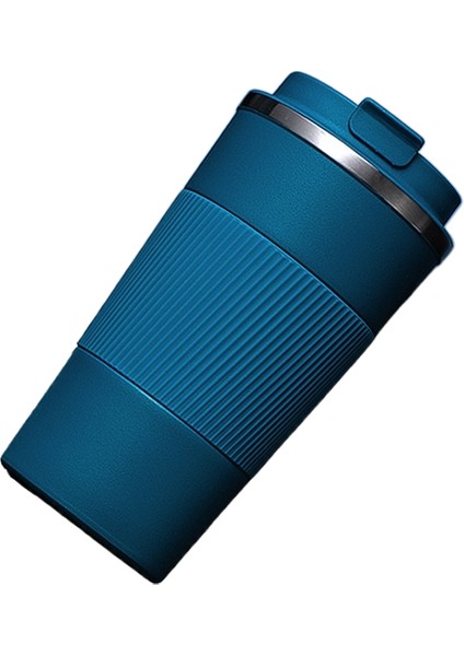 304 Paslanmaz Çelik Kahve Kupa Araba Iş Silikon Kol Hediye Kupa Çift Katmanlı Yalıtımlı Kupa (Yurt Dışından)