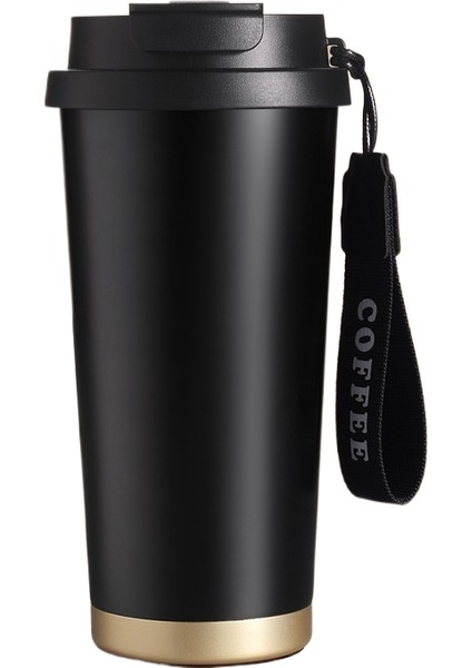 Kahve Yalıtımlı KUPA304 Paslanmaz Çelik Yalıtımlı Kupa Çan Orkide Çift Içme Pipeti Paslanmaz Çelik Kahve Kurı (Yurt Dışından)