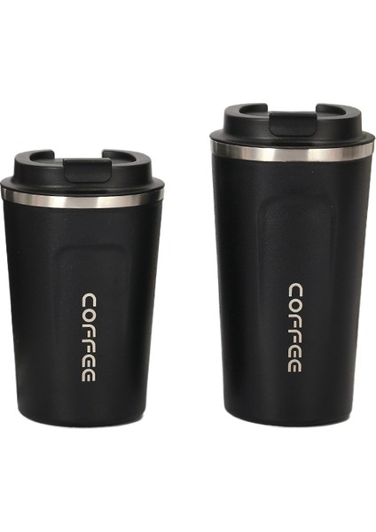 304 Paslanmaz Çelik Kahve Kupa Araba Iş Silikon Kol Hediye Kupa Çift Katmanlı Yalıtımlı Kupa (Yurt Dışından)