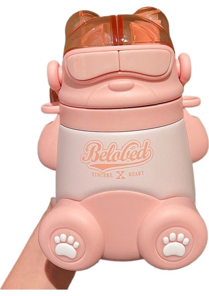 316 Paslanmaz Çelik Ikili Içme Pipetli Kupa (Yurt Dışından)