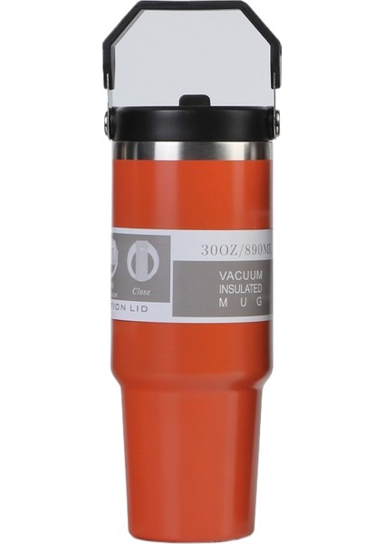 304 Paslanmaz Çelik Yalıtım Kabı 30OZ Büyük Kapasiteli Taşınabilir Araba Kabı Dış Mekan Taşınabilir Soğuk Tutma Kabı (Yurt Dışından)