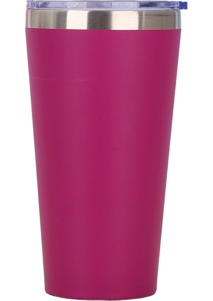 16OZ Paslanmaz Çelik Araba Kupası Çift Vakum Büyük Kapasiteli Bira Kupa Taşınabilir Araba Yalıtım Kupası (Yurt Dışından)