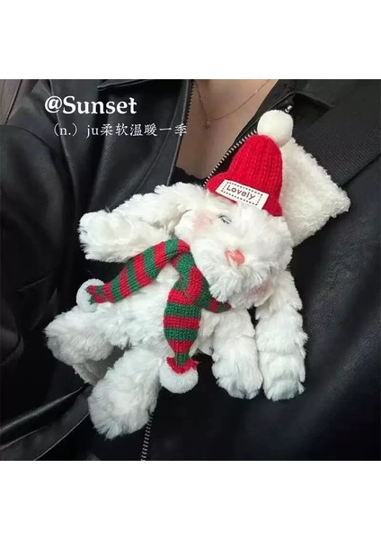 Droopy Ear Tavşan Araba Emniyet Kemeri Omuz Pedi Kapağı Anti Strangler Boyun Tampon Kayışı Peluş Figür (Yurt Dışından)