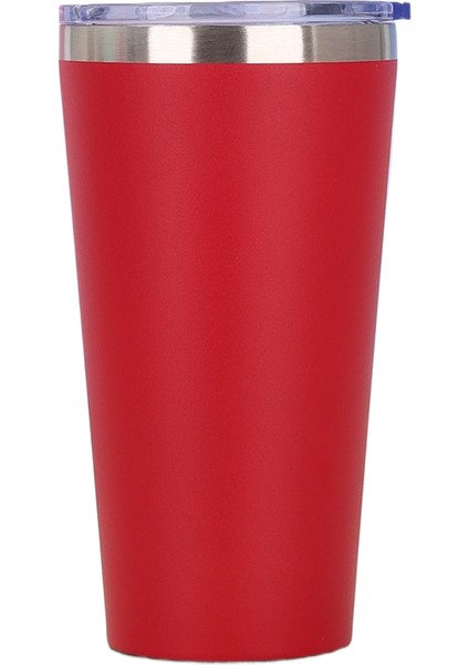 16OZ Paslanmaz Çelik Araba Kupası Çift Vakum Büyük Kapasiteli Bira Kupa Taşınabilir Araba Yalıtım Kupası (Yurt Dışından)