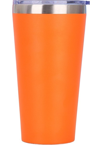 16OZ Paslanmaz Çelik Araba Kupası Çift Vakum Büyük Kapasiteli Bira Kupa Taşınabilir Araba Yalıtım Kupası (Yurt Dışından)
