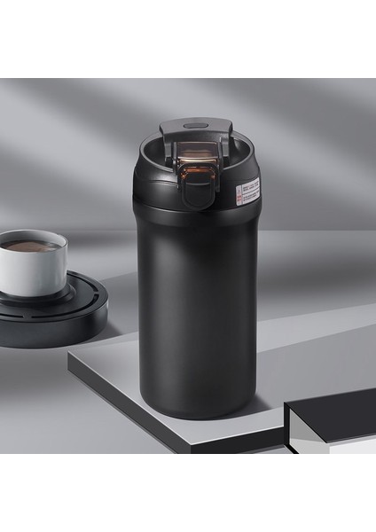 Büyük Kapasiteli Kahve Kupasıyüksek Değerli 316 Paslanmaz Çelik Yalıtımlı Fincan, Tek Kapaklıçift Içme Dağı (Yurt Dışından)