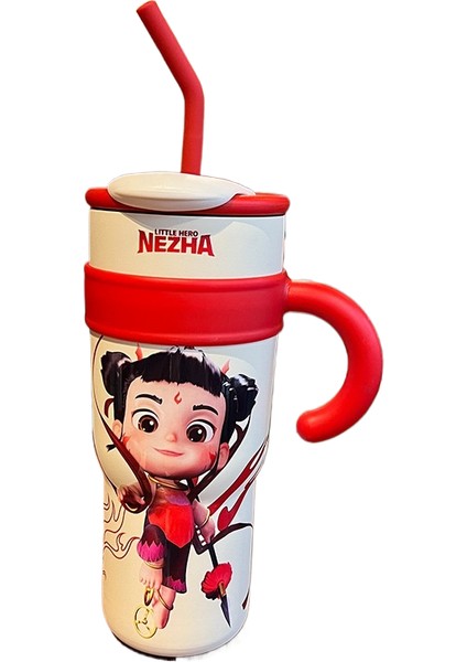 Ana Sayfa Sanrio Pipetli Dak Karikatür Düşme Önleyici Yalıtım Kabı Sevimli Yüksek Değerli Büyük Kapasiteli Ice Kupası (Yurt Dışından)