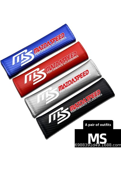 Honda Karbon Fiber Omuz Kol Modifiye Moda Için Araba Emniyet Kemeri Omuz Kol (Yurt Dışından)