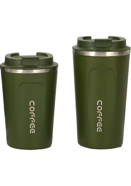 304 Paslanmaz Çelik Kahve Kupa Araba Iş Silikon Kol Hediye Kupa Çift Katmanlı Yalıtımlı Kupa (Yurt Dışından)