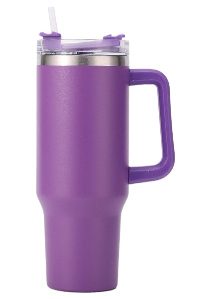 40OZ Saplı Buz Çubuğu Dağı Büyük Kapasiteli Soğuk Tutma Yalıtım Kabı Taşınabilir Araba Paslanmaz Çelik Su Dağı (Yurt Dışından)