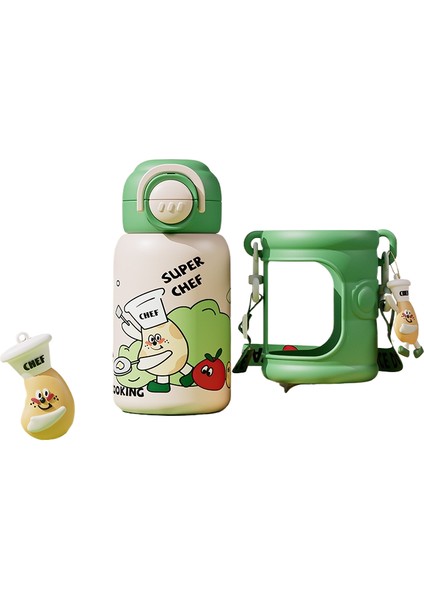 Taşınabilir Yüksek Değerli Su Dağı Sevimli Çift Içme Sevimli Komik Saman Dak Düşmeye Dalı 316 Paslanmaz Çelik Yalıtım Kabı (Yurt Dışından)