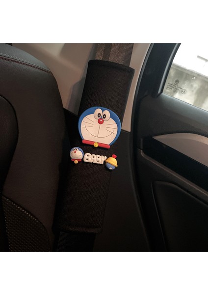 Sevimli Araba Emniyet Kemeri Omuz Kollu Karikatür Araba Iç Dekorasyon Emniyet Kemeri Kollu Ekstra Uzun Stil Çifti (Yurt Dışından)