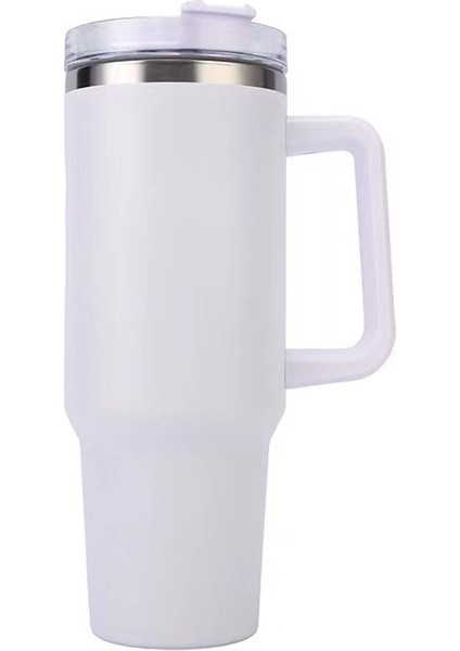 40OZ304 Paslanmaz Çelik Büyük Kapasiteli Yalıtım Kabı Araba Taşınabilir Saman Vakum Soğuk Araba Dağı Tutmak (Yurt Dışından)