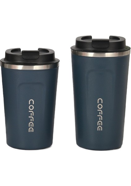 304 Paslanmaz Çelik Kahve Kupa Araba Iş Silikon Kol Hediye Kupa Çift Katmanlı Yalıtımlı Kupa (Yurt Dışından)