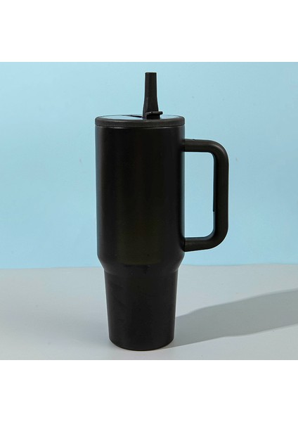 Araba Bardağı Büyük Kapasiteli Yalıtım Bardağı Katlanır Pipet Sızdırmaz Araba Bardağı (Yurt Dışından)