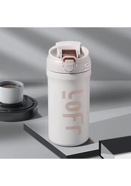 Büyük Kapasiteli Kahve Kupasıyüksek Değerli 316 Paslanmaz Çelik Yalıtımlı Fincan, Tek Kapaklıçift Içme Dağı (Yurt Dışından)