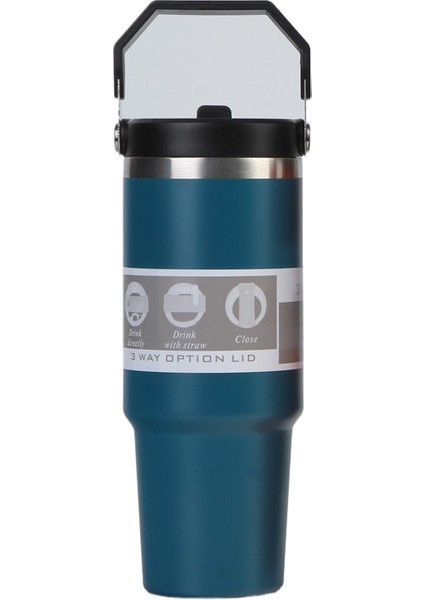 304 Paslanmaz Çelik Yalıtım Kabı 30OZ Büyük Kapasiteli Taşınabilir Araba Kabı Dış Mekan Taşınabilir Soğuk Tutma Kabı (Yurt Dışından)