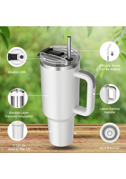 Paslanmaz Çelik Araba Kupa Çift Katmanlı Vakum Saplı Yalıtımlı Kupa (Yurt Dışından)