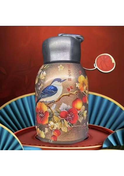 Little Fatty Yalıtımlı Bardak Dış Mekan Taşınabilir Taşıma Halkası Cepli Bardak Araba Taşıma Kupası (Yurt Dışından)