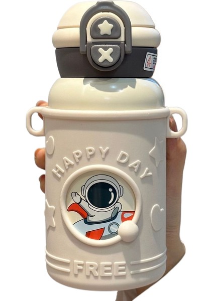 Taşınabilir Yüksek Değerli Su Dağı Sevimli Çift Içme Sevimli Komik Saman Dak Düşmeye Dalı 316 Paslanmaz Çelik Yalıtım Kabı (Yurt Dışından)