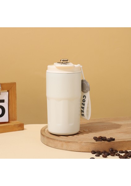 Paslanmaz Çelik Yalıtımlı Fincan Akıllı Sıcaklık Göstergesi Kahve Fincanı Taşıma Ipi Araba Taşınabilir El Fincanları (Yurt Dışından)