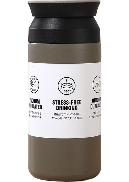 Plastik Püskürtme Basit 304 Paslanmaz Çelik Su Dağı Taşınabilir Araba Kahve Fincanı (Yurt Dışından)