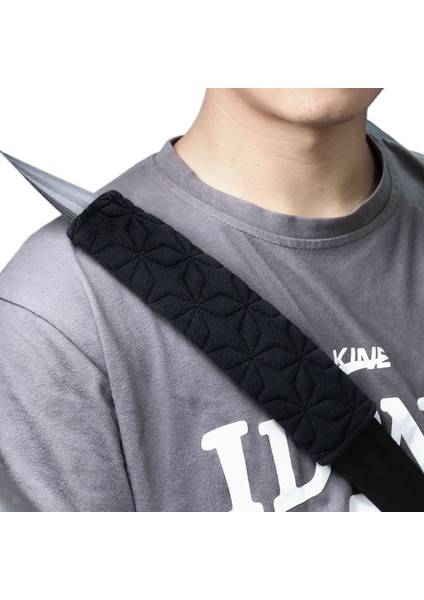 Araba Emniyet Kemeri Omuz Pedi Kapağı Kısa Peluş Omuz Pedi Genişletilmiş Kristal Peluş Omuz Pedi Kapağı (Yurt Dışından)