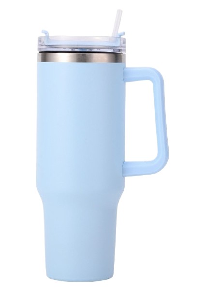 40OZ Saplı Buz Çubuğu Dağı Büyük Kapasiteli Soğuk Tutma Yalıtım Kabı Taşınabilir Araba Paslanmaz Çelik Su Dağı (Yurt Dışından)