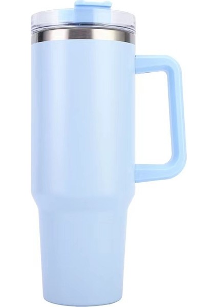 40OZ304 Paslanmaz Çelik Büyük Kapasiteli Yalıtım Kabı Araba Taşınabilir Saman Vakum Soğuk Araba Dağı Tutmak (Yurt Dışından)