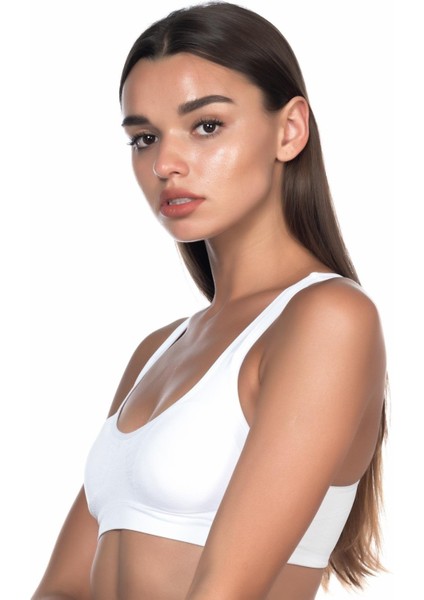 Beyaz Mı Emay 4025 Pedli Sporcu Büstiyer