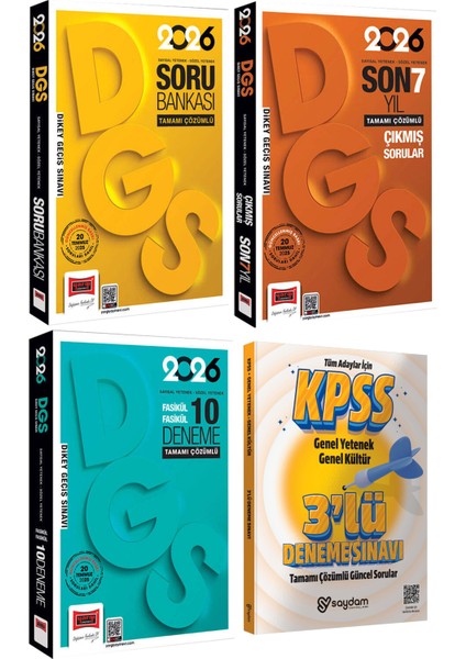 2026 Dgs Sayısal-Sözel Yetenek Çözümlü Soru Bankası-Son 7yıl Çıkmış Sorular-Çözümlü Fasikül 10DENEME