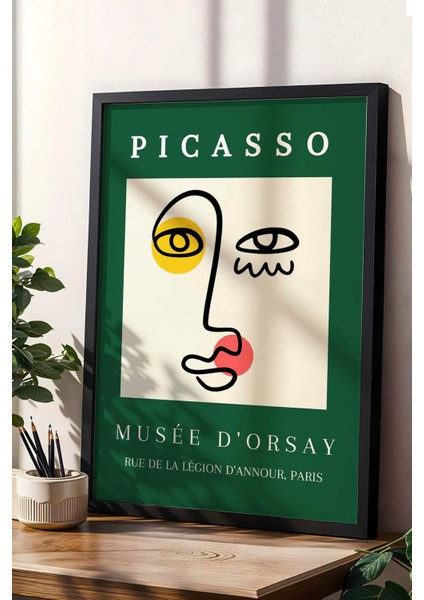 Pablo Picasso Musee D' Orsay Çerçeveli Tablo - Eklektik Tarz Duvar Dekoru