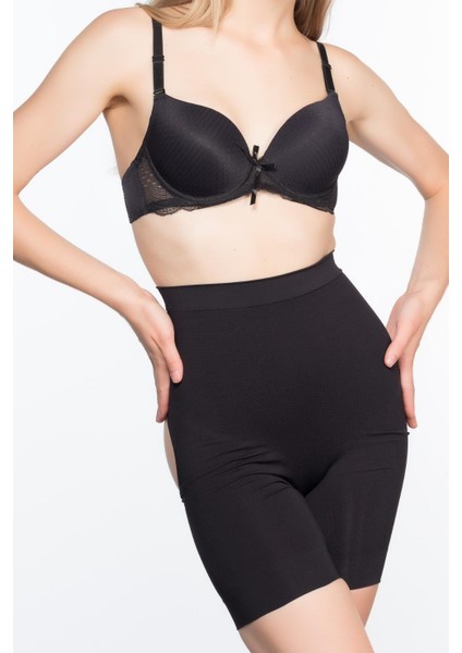 Siyah Mı Emay 2032 Popo Açık Masajlı Boxer Korse modelleri