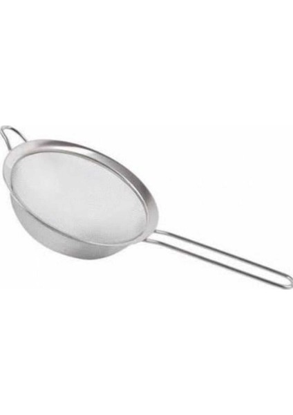Çok Amaçlı Kullanılabilir Metal Süzgeç – 14 cm Çaplı Tekli Paslanmaz