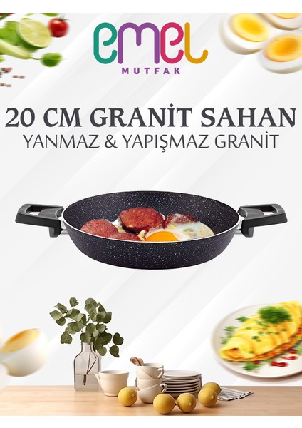 20 cm Granit Omlet Tavası