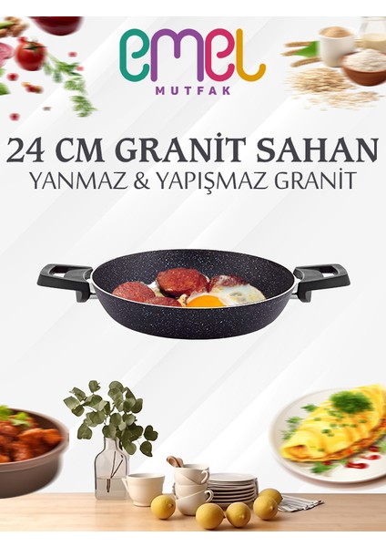 24 cm Granit Omlet Tavası