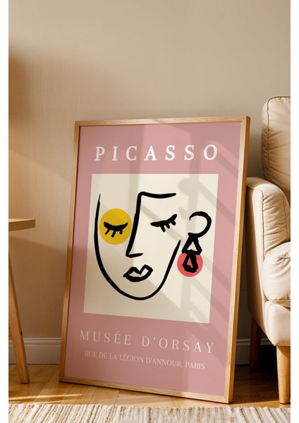 Pablo Picasso Musee D' Orsay Çerçeveli Tablo - Eklektik Tarz Duvar Dekoru