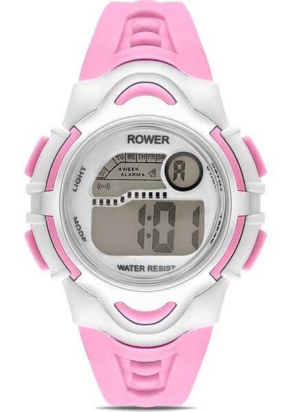 Rwr Collection Çocuk Dijital Pembe Silikon Kol Saati TCTSR005306S0328