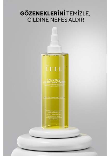 Yağlı ve Akneye Eğilimli Ciltler Için Salisilik Tonik Niacinamide, Sitrik Asit, Zinc Pca Özlü 200 ml modelleri